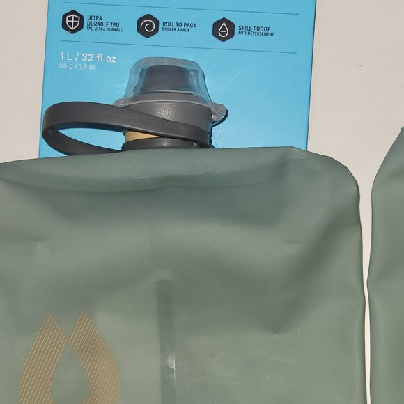Hydrapak Water Bottle Collapsible Stow 1L/32oz and 500ml/16oz available - Picture 5 of 13